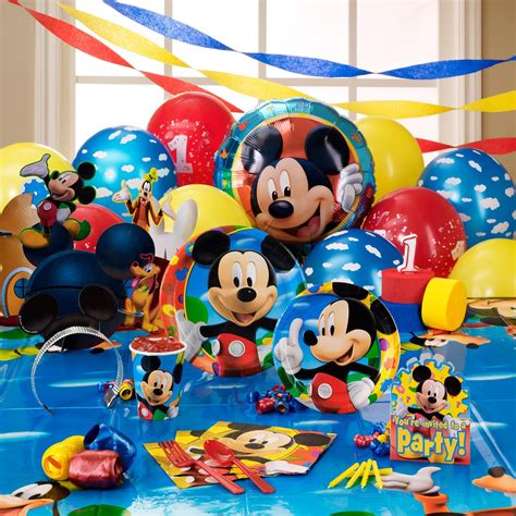 mickey 1st birthday party supplies